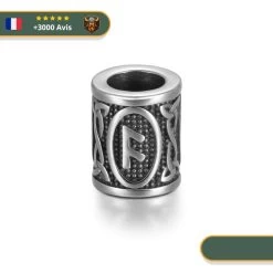 Perle En Acier Rune Ansuz