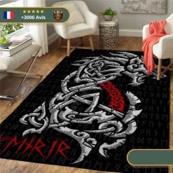 Tapis Viking Dragon | Noir Et Rouge -Viking Soldes Magasin H70d334330b3a43ffad8964a6a73b7855r