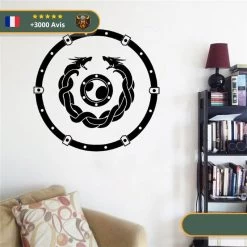 Stickers Loup Scandinave | Noir Et Blanc -Viking Soldes Magasin H72c4d0518b4a44b68901edffab3ff899G