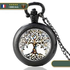 Montre à Gousset Viking <br> Arbre De Vie