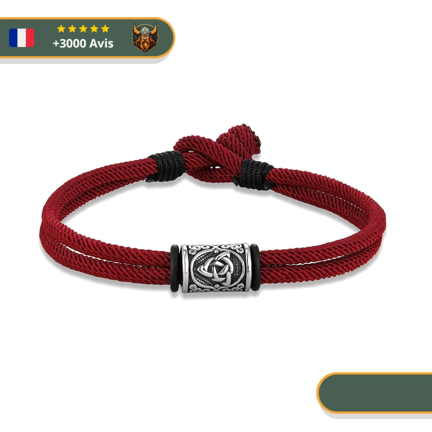 Bracelet Viking Rune Triquetra 4 Bracelet Viking Rune Triquetra – Image 4