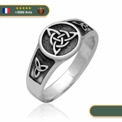 Bague Viking Symbole Triquetra
