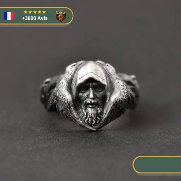 Chevalière Viking Odin | Argent 4 Chevalière Viking Odin | Argent – Image 4