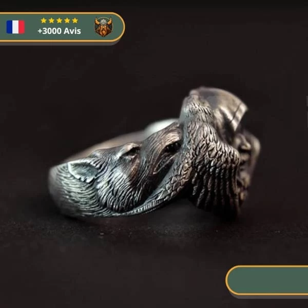 Chevalière Viking Odin | Argent 3 Chevalière Viking Odin | Argent – Image 3