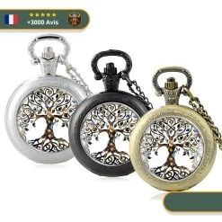 Montre à Gousset Viking <br> Arbre De Vie -Viking Soldes Magasin H972e307f86d546d6bf689d056ba63f083