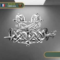 Fibule Nordique Lona | Argent -Viking Soldes Magasin H99b39b3057a543fe80ed93bbcdbd64feC 600px removebg preview 1 600px