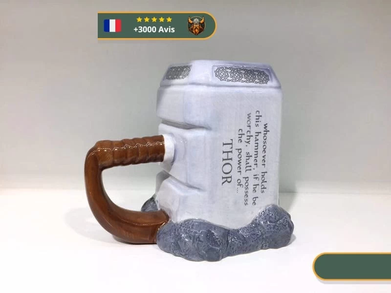 Tasse Marteau De Thor | Blanc 3 Tasse Marteau De Thor | Blanc – Image 3