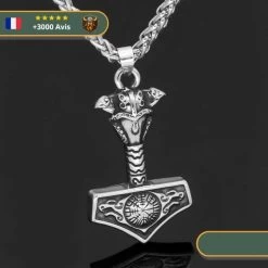 Collier Marteau Celte | Argent -Viking Soldes Magasin HTB1Cc9WlA7mBKNjSZFyq6zydFXaG 600px