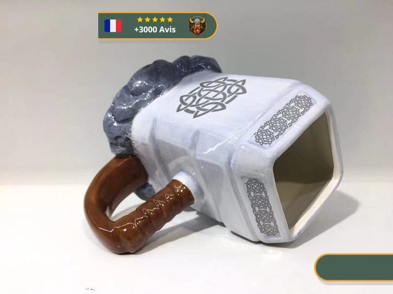 Tasse Marteau De Thor | Blanc 4 Tasse Marteau De Thor | Blanc – Image 4