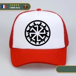 Casquette Croix Viking | Rouge Et Blanc -Viking Soldes Magasin HTB1U7TuXjzuK1Rjy0Fpq6yEpFXaE