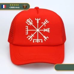 Casquette Boussole Nordique | Rouge -Viking Soldes Magasin HTB1U87NXnHuK1RkSndVq6xVwpXaN