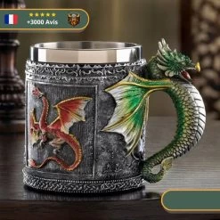 Tasse Viking Dragon | Gris -Viking Soldes Magasin HTB1aJzWNpXXXXaBapXXq6xXFXXX9