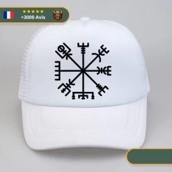 Casquette Boussole Nordique | Blanc -Viking Soldes Magasin HTB1eaMOXo rK1Rjy0Fcq6zEvVXa5