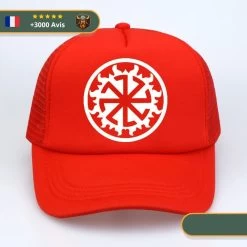 Casquette Scandinave | Rouge Et Blanc -Viking Soldes Magasin HTB1l.fvXoLrK1Rjy0Fjq6zYXFXaM