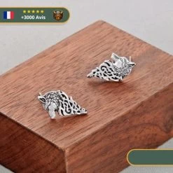 Boucles D'oreilles Loup Nordique | Argent -Viking Soldes Magasin HTB1mIU.XhTpK1RjSZFKq6y2wXXay 600px