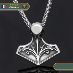 Collier Corbeau Royal | Argent -Viking Soldes Magasin HTB1qL2Nrr9YBuNjy0Fgq6AxcXXaz 600px