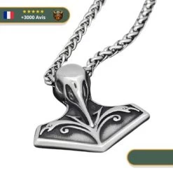 Collier Corbeau Royal | Argent -Viking Soldes Magasin HTB1ztGWrrSYBuNjSspiq6xNzpXad 600px removebg preview 600px