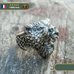 Chevalière Guerrier Ours | Argent -Viking Soldes Magasin Ha7bef77aa3b64196b3edd6e0b57fc602y 600px