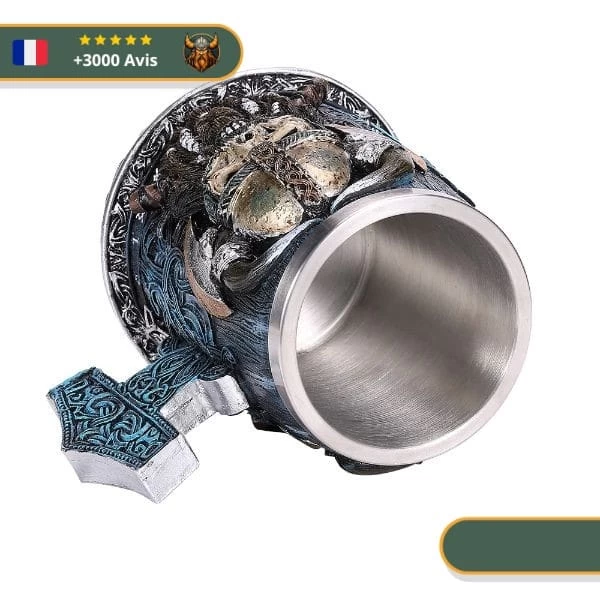 Tasse Guerrier Scandinave | Bleu 2 Tasse Guerrier Scandinave | Bleu – Image 2