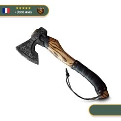 Hache Viking Acier Noir