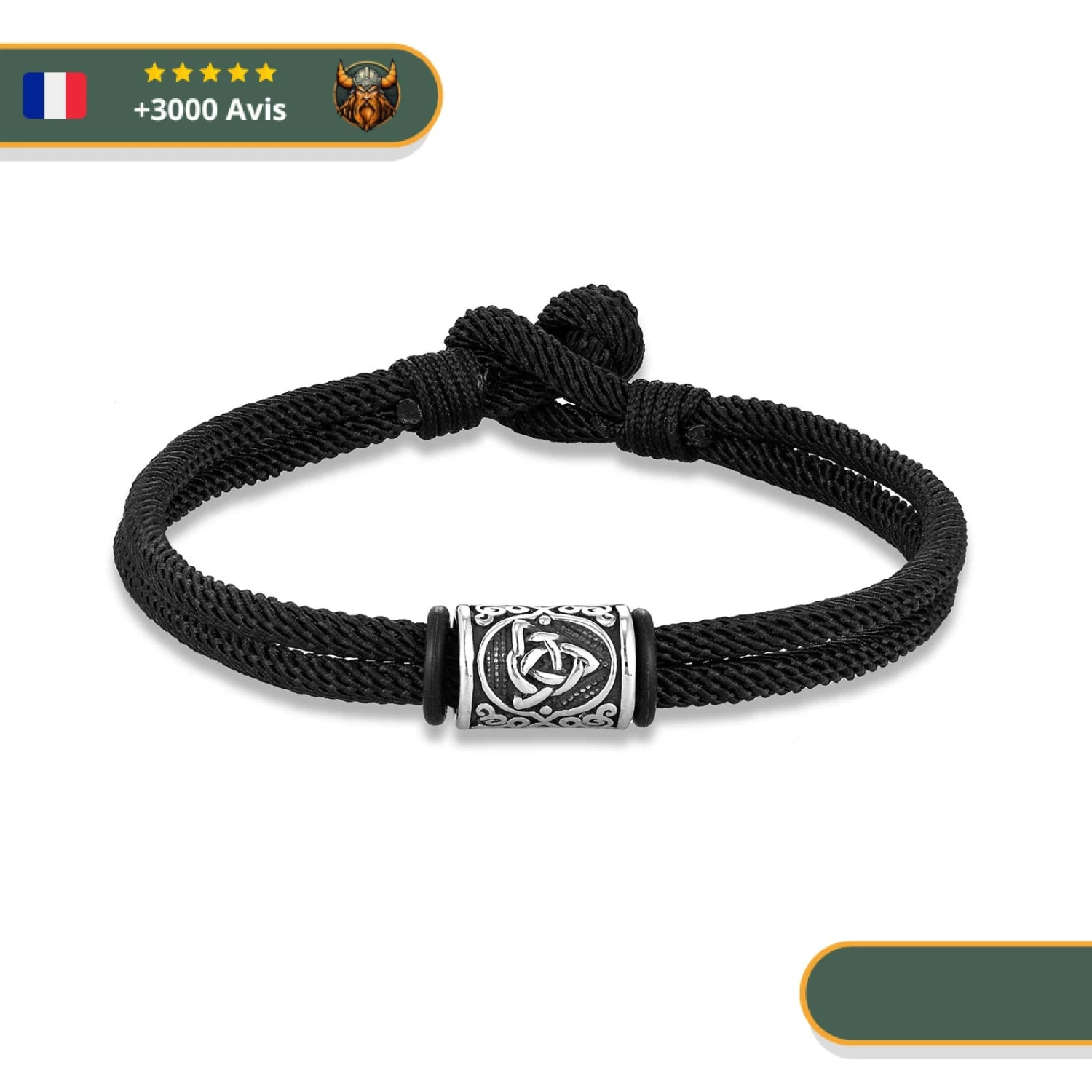 Bracelet Viking Rune Triquetra 3 Bracelet Viking Rune Triquetra – Image 3