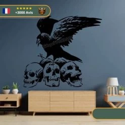 Stickers Tête De Mort | Noir Et Blanc -Viking Soldes Magasin Hb4b121163d194faa81fffe2c19227f002 600px