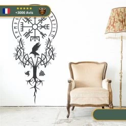 Stickers Symboles Vikings | Noir Et Blanc -Viking Soldes Magasin Hb5d952ec6df0418f8796e5f4f766b7dcx