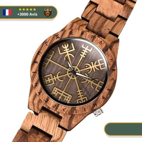 Montre Scandinave Esprit Bois | Marron Clair 2 Montre Scandinave Esprit Bois | Marron Clair – Image 2