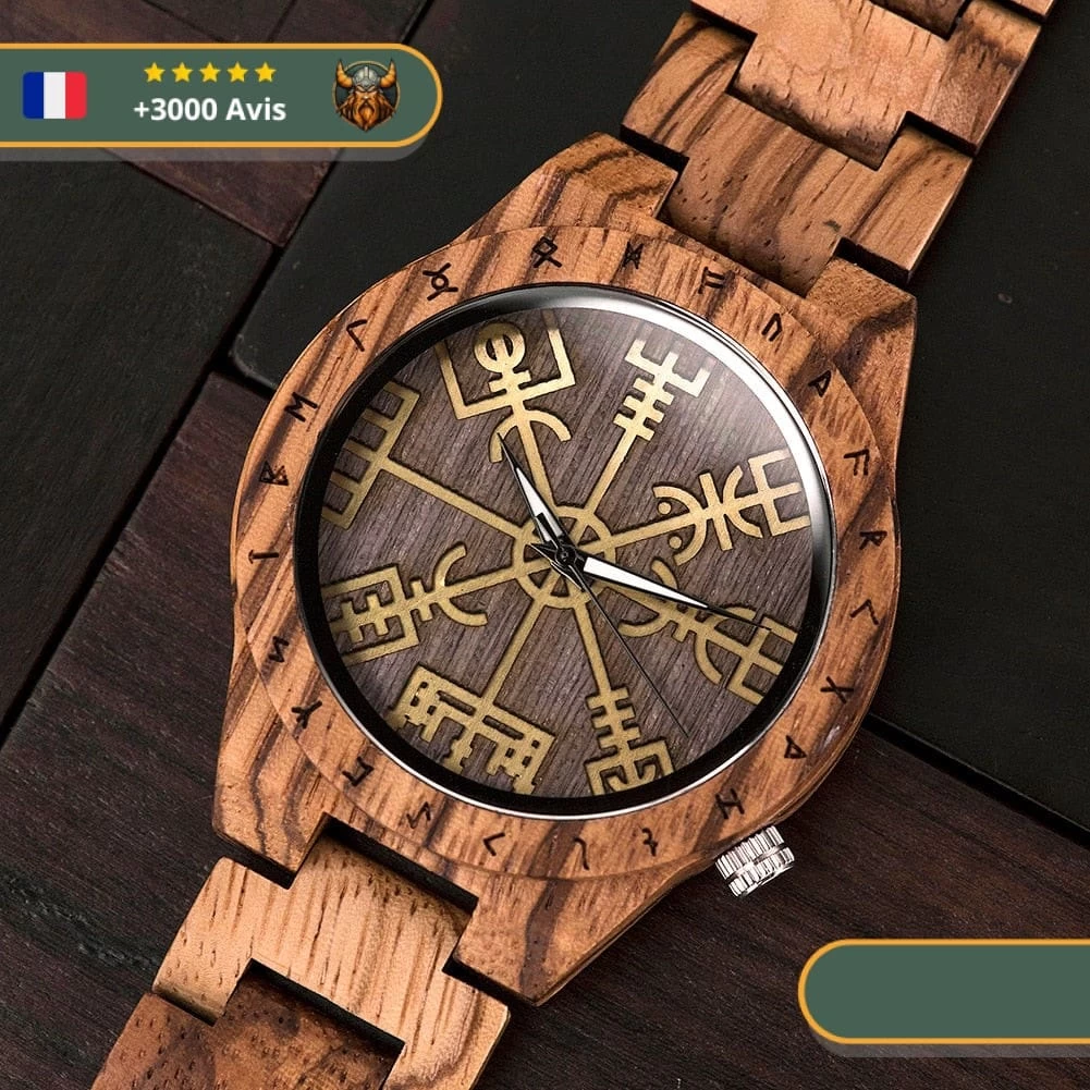 Montre Scandinave Esprit Bois | Marron Clair 4 Montre Scandinave Esprit Bois | Marron Clair – Image 4