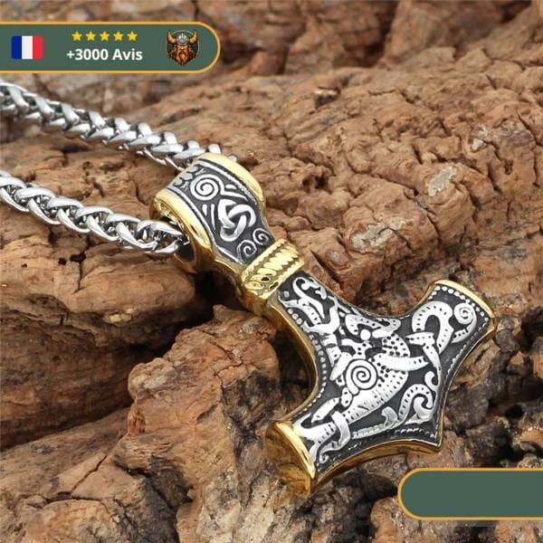 Collier Amulette Viking | Argent 4 Collier Amulette Viking | Argent – Image 4