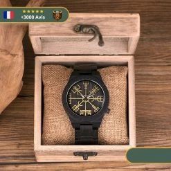 Montre Viking Bois | Marron Foncé -Viking Soldes Magasin Hc1b60132deb143cd9611a3f62ce42b32W