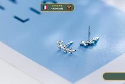 Boucles D'oreilles Feuilles | Argent -Viking Soldes Magasin Hce5462db453949d0ba4d31e9de328261a