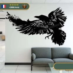 Stickers Corbeau Viking | Noir Et Blanc -Viking Soldes Magasin He0a4529150ad4c2fa8b47d57f8d5a526e 600px
