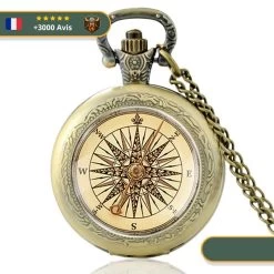 Montre à Gousset Viking <br> Boussole -Viking Soldes Magasin Hea95eeae28fa4782acd42a48794b4de2s