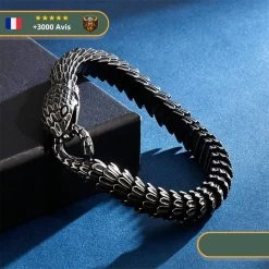 Bracelet Viking Envahisseur Serpent | Argent -Viking Soldes Magasin Hf13e2c08700e4adf9a62cdd367f2556dP