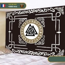 Drapeau Viking Valknut | Noir Et Blanc -Viking Soldes Magasin Hf7159ad3b3f84e84b0739ae08f0f1d13j 600px