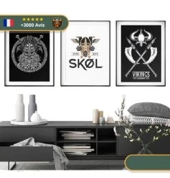 Tableau Viking Skol | Noir Et Or -Viking Soldes Magasin Hf9e985b437fa4c4f83b4f84f5c9c31cdG 600px removebg preview 600px