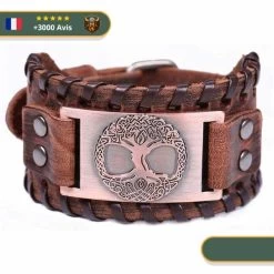 Manchette Viking </br> Arbre De Vie -Viking Soldes Magasin Manchette Viking Arbre de vie bronze