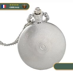 Montre à Gousset Viking Boussole Runique -Viking Soldes Magasin Montre a gousset viking boussole runique argent dos