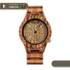 Montre Viking Bois | Marron Clair