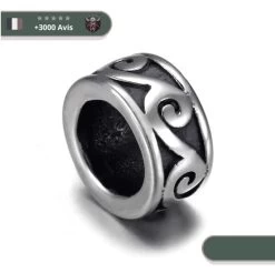 Perle Barbe Tornade | Argent