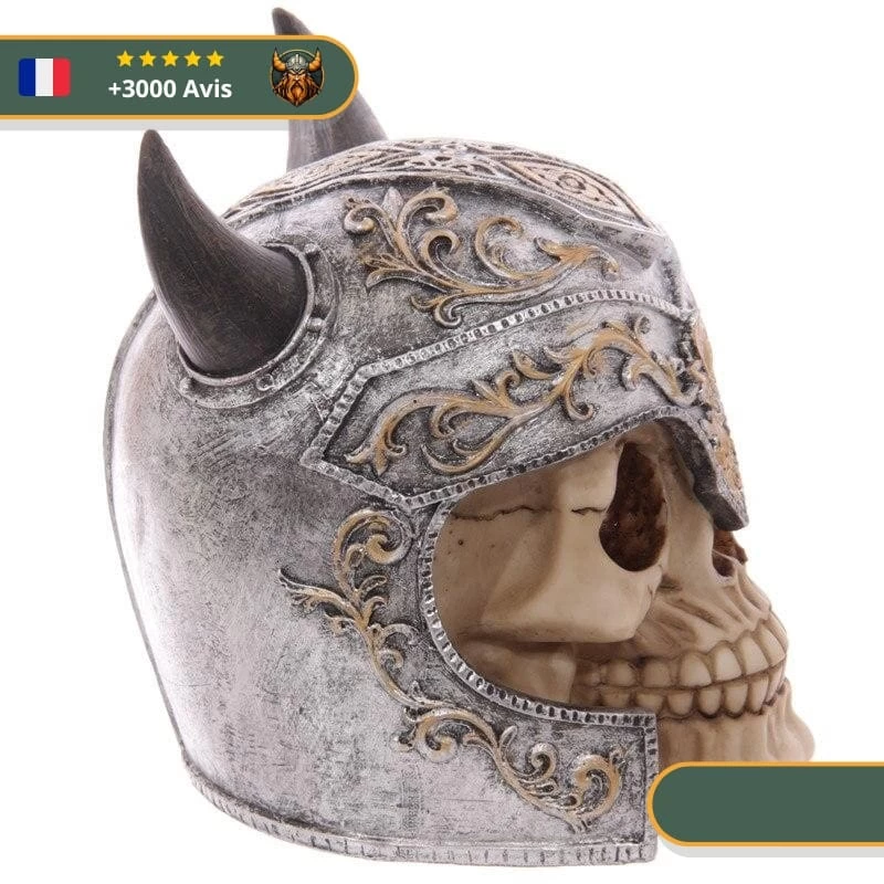 Statue Viking Crâne De Guerrier 2 Statue Viking Crâne De Guerrier – Image 2