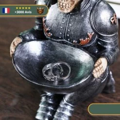 Statuette Viking <br> Porte-clés -Viking Soldes Magasin Porte cles crane viking