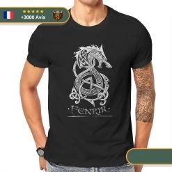 T-shirt Viking Loup Fenrir