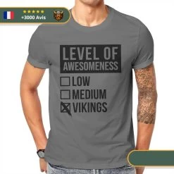T-shirt Viking Niveau Viking -Viking Soldes Magasin S47e665c4bd7649cf9a909aec62f5459c7