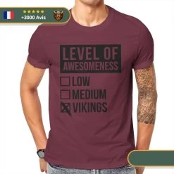T-shirt Viking Niveau Viking -Viking Soldes Magasin S492c62a3332c46a580fa4f91b30ae42dc