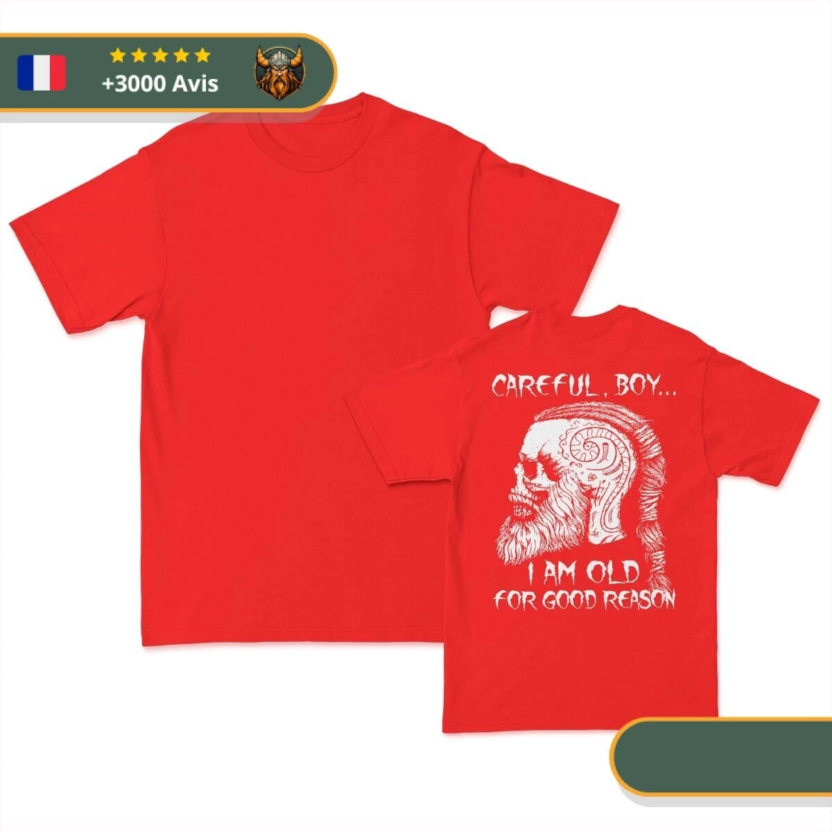 T-shirt Viking Ragnar 16 T-shirt Viking Ragnar – Image 16