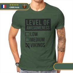 T-shirt Viking Niveau Viking -Viking Soldes Magasin S70eff939f6c6499cbe4d7784ace65c06s