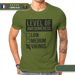 T-shirt Viking Niveau Viking -Viking Soldes Magasin S75cff88c41a345458a690e03745f044ae