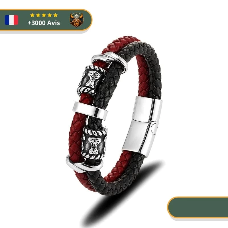 Bracelet Viking Rune Marteau De Thor 2 Bracelet Viking Rune Marteau De Thor – Image 2